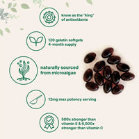 Premium Astaxanthin Antioxidant Softgels™