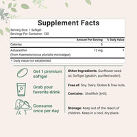 Premium Astaxanthin Antioxidant Softgels™